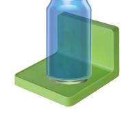 gifyym Piccolo da parete | Scaffale multifunzione altamente adesivo | Mensole in acrilico ispessite per cucina e bagno, mensole da parete per camera da letto, portasapone, senza foratura,