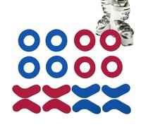 gifyym Plantari Sci in Schiuma - Set 16 Pezzi A Forma J E Rotonda Autoadesivi per Caviglia | Protezione Scarponi Sci Snowboard, Assorbimento Urti, Prevenzione Vesciche, Materiale Eva