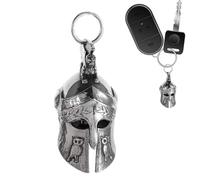 gifyym Portachiavi per casco - Guerriero Greco Romano Portachiavi | Vintage 3D Gladiatore Casco Charm per motociclisti e motociclisti | - per scooter