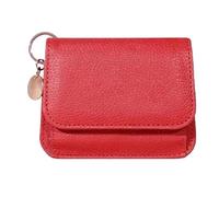 gifyym Portamonete, portamonete | Portamonete con cerniera in pelle PU da donna,Custodia compatta per portafoglio portamonete da viaggio fatta a mano per carta d'identità, chiave