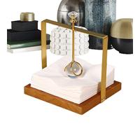 gifyym Portasciugamani rustico,Dispenser verticale in legno per tovaglioli | Decorativo per tovaglioli di carta | Per cucina, sala da pranzo, bagno, bancone e tavolo