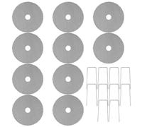 gifyym Protezione per Pavimento contro i Gatti, 10 Pezzi Griglia in Mesh Protective Tagliabile per Copertura Terra, Protettori di Fiori Sicurezza per Cani Gatti Scoiattoli Giardino