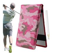 gifyym Quaderno da golf con matita, Oxford Cloth Club Yardage Book, gadget da golf per uomini e donne, per sport all'aria aperta