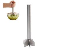 gifyym Schiacciare carne, strumento per macinare carne incolore a manico lungo, resistente al calore, strumento per carne macinata, purea di verdure, patate, cipolle, avvocati, ideale per cucina casa