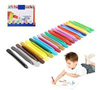 gifyym Set di matite colorate per bambini | Pastelli colorati cancellabili a secco in confezione grande | Set sicuro di matite colorate per bambini, regalo di compleanno, Capodanno, regalo di