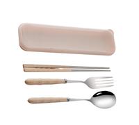 gifyym Set di posate da viaggio - Posate da cucina in acciaio,Set di per il campeggio,per la casa di campeggio matrimonio picnic dormitorio università viaggi asilo