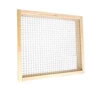 gifyym Soil Sifter - Mesh Soil Screen | Heavy Duty Gardening Compost Sieve | for Women Men Portable Manual Sand Leaf Rock Strainer Garden Sieve Wooden Frame Rust-Proof 11,42 x 12,8 x 1,97 pollici