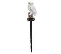gifyym Solar Bird Figurine Light - Brings Garden Life Warm Comfortable Glow | Cute Stake Lamp Automatic Charge Easy Install | Nature Enthusiasts Home Outdoor Pathway Lawn Resin PVC 37-43cm