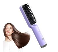 gifyym Spazzola Piastra Per Capelli | 3 Temperature E Riscaldamento Rapido - Spazzola Piastra A Riscaldamento Rapido Con 5.5 Milioni Di Ioni Negativi - Per Donne Ragazze Casa E Viaggio