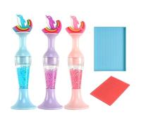 gifyym Strass Malstift - Strass -picker Pfigstift - Bergkristall Autoadesivo Waxsift Per Applicatori Di Diamanti | Penna Di Pittura Brillante Nel Progettazione Del Vaso | Strumento Di Pittura Di Ber