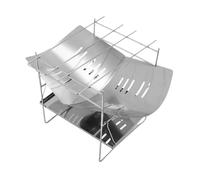 gifyym Stufa a legna, stufa a legna da ardere per esterni in acciaio a forma di U | Stufa per attrezzature da esterno per campeggio, tende, sopravvivenza, feste all'aperto