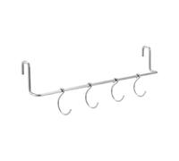 gifyym Supporto laterale da tavolo, per appendere alla porta, in acciaio inox, con gancio a S, per campeggio, giardino, cucina, tazza, torcia, ombrello,