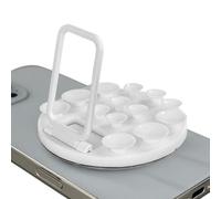 gifyym Supporto per telefono a autoadesivo, supporto per per telefono con presa in silicone per smartphone, supporto antiscivolo per smartphone, per cruscotto, console centrale