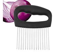 gifyym Taglierina cipolla, tagliacipolla, tritatutto, affettatrice di verdure, tritatutto da cucina multifunzione in acciaio inossidabile, per carne, frutta e verdura