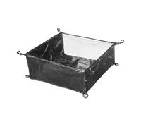 gifyym Under Table Storage Bag - Mesh Basket Organizer per tavolo da campeggio | Hangable Portable Pouch Large Space | Rettangolare Oro Square Fits Small Items Strong Load 10 kg Easy Carry Multiple