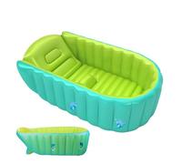 gifyym Vasca da bagno, vasca da bagno per bambini, vasca da bagno gonfiabile per bambini con pompa, protezione della colonna vertebrale, poggiatesta scanalato ergonomico, articoli per da 0 a