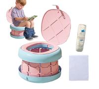 gifyym Vasino per imparare a usare il vasino, comodo strumento con fondo antiscivolo, pieghevole, per bambini, bambini, veicoli, viaggi, campeggio, attività all'aperto e al