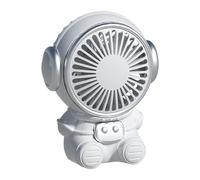 gifyym Ventilatore da scrivania | Design astronauta rinfrescante - Ventilatore da scrivania silenzioso USB ricaricabile per adulti campeggio viaggio spiaggia scuola