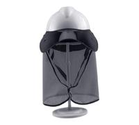 gifyym Visiera parasole per casco di sicurezza, protezione UV fissata al casco per guardia del collo, visiera aerata per cantieri di costruzione e paesaggistica prevenzione colpo di calore