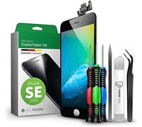GIGA Fixxoo® Display per iPhone SE (2020) [kit di strumenti] - Vetro Retina LCD con touch screen - Set di riparazione display - Display di ricambio per iPhone con kit di attrezzi
