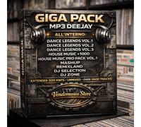 GIGA PACK MP3 OLTRE 5600 MP3 EXTENDED UNMIXED 320k DANCE EURO HOUSE TECH HOUSE