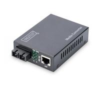 Digitus DN-82121-1 convertitore multimediale di rete 1000 Mbit/s 1310 nm Modalità singola Nero [DN-82121-1]