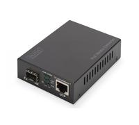 Gigabit Ethernet PoE+ Media Converter, SFP SFP Open Slot, 802.3at, 30W, without SFP module
