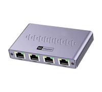 Gigabit Ethernet Splitter 1 A 4 Porte RJ45 Adattatore di Rete Connettore Ethernet RJ45 Custodia In Alluminio Per Home Office