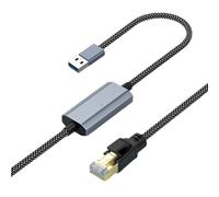 Gigabit Ethernet USB3.0 Adattatore di rete Dissipazione di calore Tessuto Nylon Non Più Disconnessioni Internet Velocità