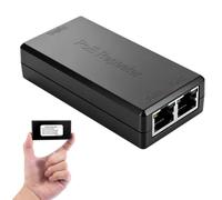 Gigabit PoE Extender 2 Port, IEEE802.3af/at 30W PoE Ripetitore con 1000 Mbit/s, Estende Corrente e Dati di 100m, Estensione Porta LAN per Telecamera IP, WLAN-AP, VoIP