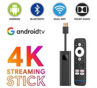 GigaBlue Giga TV 4K UHD Android 11 TV Media Player Stick Telecomando vocale
