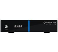 GigaBlue UHD Trio 4K PRO - Combinazione di sintonizzatori, W-LAN 1200Mbps, 1 x sintonizzatore DVB-S2X, 1 x sintonizzatore DVB-C/T2, nero