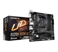 GIGABYTE A520M DS3H AC Scheda Madre - CPU AMD Ryzen Serie 5000, VRM 5+3 fasi, fino a 4733 MHz DDR5 (OC), 1xPCIe 3.0 M.2, LAN GbE, WIFI 5, USB 3.2 Gen 1