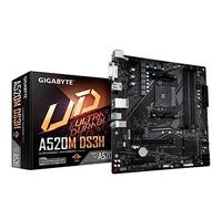 Gigabyte A520M DS3H (AMD Ryzen AM4/MicroATX/5+3 fasi PWM digitali/Gaming GbE LAN/NVMe PCIe 3.0 x4 M.2/3 Interfacce Display/Q-Flash Plus/RGB Fusion 2.0/Scheda madre)