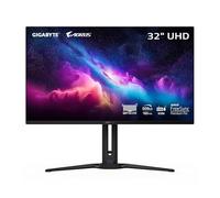 GIGABYTE - AORUS FO32U - Monitor da gioco OLED QD da 32" - UHD 3840x2160-165Hz - 0.03ms GTG - AMD FreeSync Premium Pro - Tipo C KVM - HDMI, DP, Tipo C - Altezza regolabile - Nero