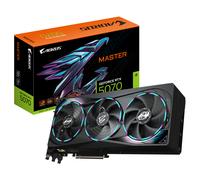 GIGABYTE AORUS GeForce RTX 5070 MASTER 12G Scheda Grafica - 12GB GDDR7, 192 bit, PCI-E 5.0, 2715 MHz Core Clock, 3 x DP 2.1a, 1 x HDMI 2.1b, NVIDIA DLSS 4, GV-N5070AORUS M-12GD