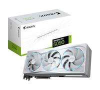 GIGABYTE AORUS GeForce RTX 5090 STEALTH ICE 32G Scheda Grafica - 32GB GDDR7, 512bit, PCI-E 5.0, 2655MHz Frequenza core, 3 x DP