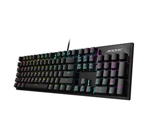 Gigabyte Aorus K1 RGB Tastiera meccanica per gamer (Cherry MX Red) (nero) - Nouvo