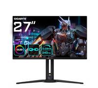 GIGABYTE AORUS Monitor da gioco FO27Q2 OLED QHD da 27” - 2560 x 1440 (QHD), 240Hz, 0,03ms, KVM, 250 cd/m², FreeSync Premium