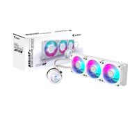 GIGABYTE AORUS WATERFORCE II 360 ICE Raffreddamento a liquido per CPU AIO - 3x ventole ARGB da 120 mm, meccanismo a incastro, DAISY-CHAIN, compatibile con Intel LGA 1851 e AMD AM5