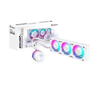 Ventola per PC Gigabyte AORUS WATERFORCE X II 360 ICE AIO Liquid CPU Cooler - Ventole ARGB 3x120mm, display LCD a colori completo, meccanismo di bloccaggio magnetico, DAISY-CHAIN, compatibile con Intel LGA 1700 e AMD AM5, garanzia 6 anni [GP-AORUS WATERFO