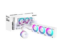 Ventola per PC Gigabyte AORUS WATERFORCE X II 360 ICE AIO Liquid CPU Cooler - Ventole ARGB 3x120mm, display LCD a colori completo, meccanismo di bloccaggio magnetico, DAISY-CHAIN, compatibile con Intel LGA 1700 e AMD AM5, garanzia 6 anni [GP-AORUS WATERFO