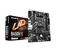 GIGABYTE B450M K Scheda madre - Supporta AMD Series 5000 CPUs, up to 3600MHz DDR4 (OC), 1xPCIe 3.0 M.2, GbE LAN, USB 3.2 Gen 1
