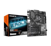 GIGABYTE B550 EAGLE Scheda madre - CPU AMD Ryzen serie 5000 G, VRM a 10+3+1 fasi, fino a 3200 MHz DDR4, 1xPCIe 4.0 + 1xPCIe 3.0 M.2, LAN 1GbE, USB 3.2 Gen 2