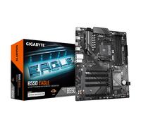 GIGABYTE B550 EAGLE Scheda madre - CPU AMD Ryzen serie 5000 G VRM a 10+3+1 fasi fino a 3200 MHz DDR4 1xPCIe 4.0 + 1xPCIe 3.0 M.2 LAN 1GbE USB 3.2 Gen 2