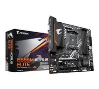 GIGABYTE B550M AORUS ELITE Scheda madre - CPU AMD Ryzen 5000, VRM a 5+3 fasi, fino a 4733 MHz DDR4, 1xPCIe 4.0 + 1xPCIe 3.0 M.2, LAN 1GbE, USB 3.2 Gen 1