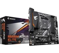 GIGABYTE B550M AORUS ELITE Scheda madre - CPU AMD Ryzen 5000, VRM a 5+3 fasi, fino a 4733 MHz DDR4, 1xPCIe 4.0 + 1xPCIe 3.0 M.2, LAN 1GbE, USB 3.2 Gen 1