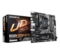 GIGABYTE B550M DS3H AC R2 Scheda madre - CPU AMD Ryzen 5000, VRM a 5+3 fasi, fino a 4733 MHz DDR4 (O.C.), 1x M.2 PCIe 4.0 + 1x
