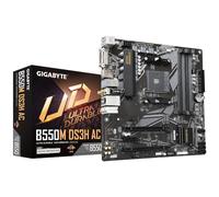 GIGABYTE B550M DS3H AC Scheda madre - CPU AMD Ryzen 5000, VRM a 5+3 fasi, fino a 4733 MHz DDR4, 1xPCIe 4.0 + 1xPCIe 3.0 M.2, Wi-Fi 5, LAN 1GbE, USB 3.2 Gen 1