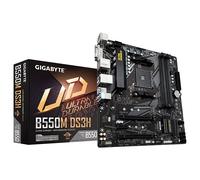 GIGABYTE B550M DS3H Scheda madre - CPU AMD Ryzen 5000, VRM a 5+3 fasi, fino a 4733 MHz DDR4, 1xPCIe 4.0 + 1xPCIe 3.0 M.2, LAN 1GbE, USB 3.2 Gen 1